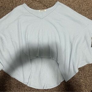 We The Free Light Blue Long Sleeve Top size Medium